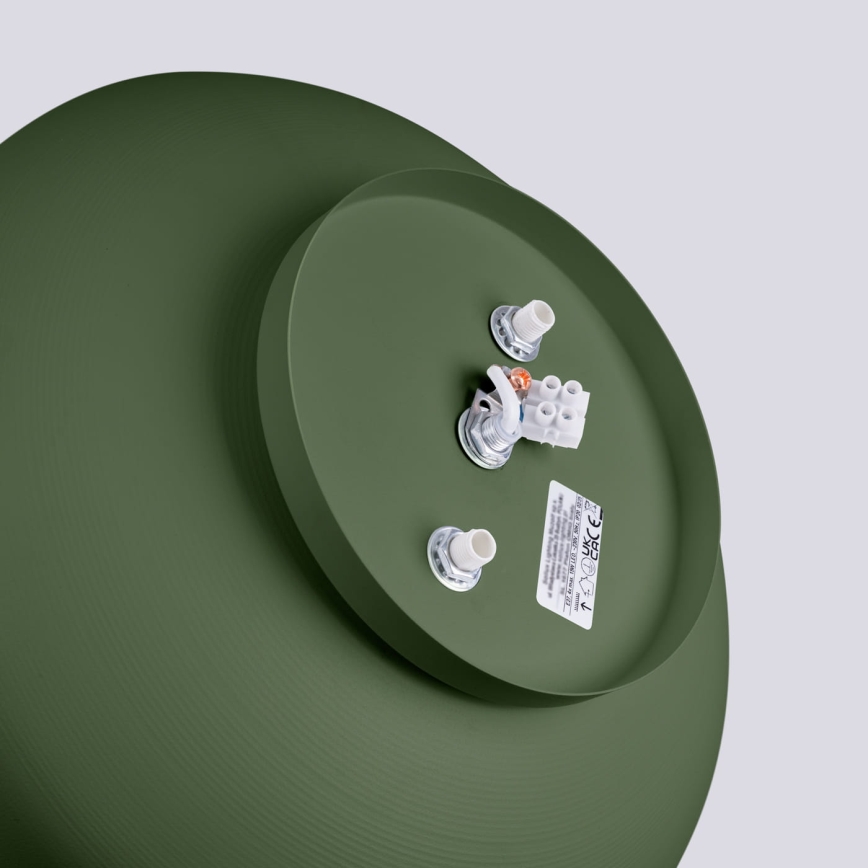 Lubinis šviestuvas OMIQ 4xE27/15W/230V skersmuo 30 cm žalias