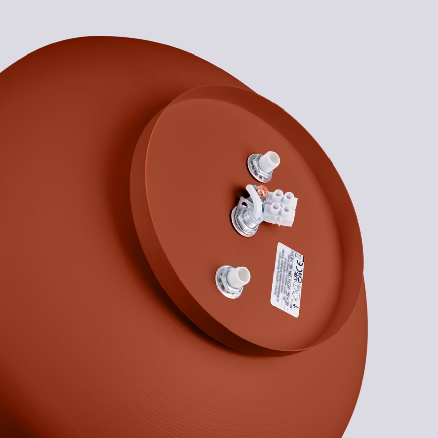 Lubinis šviestuvas OMIQ 4xE27/15W/230V, skersmuo 30 cm, raudonas