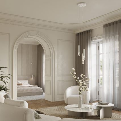 Sieninis šviestuvas LAMI 1xGU10/10W/230V balta