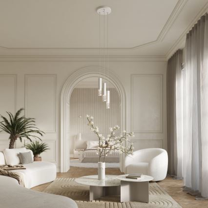 Sieninis šviestuvas LAMI 1xGU10/10W/230V balta