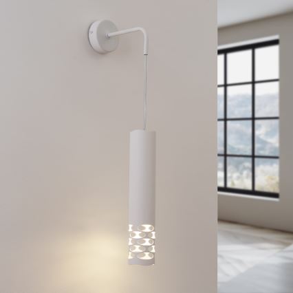 Sieninis šviestuvas LIRO 1xGU10/10W/230V balta