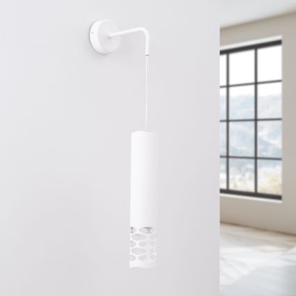Sieninis šviestuvas LIRO 1xGU10/10W/230V balta