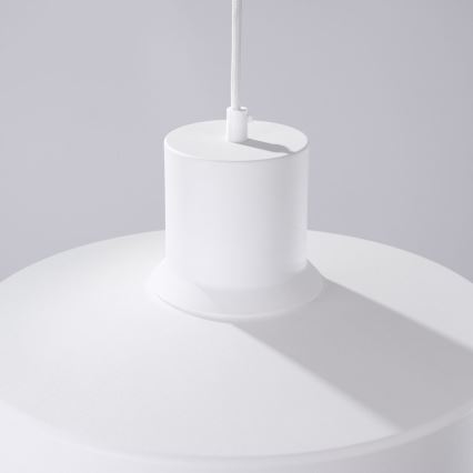Pakabinamas sietynas BILO 1xE27/15W/230V diametras 35 cm balta