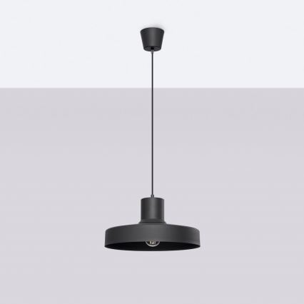 Pakabinamas sietynas BILO 1xE27/15W/230V diametras 35 cm juoda