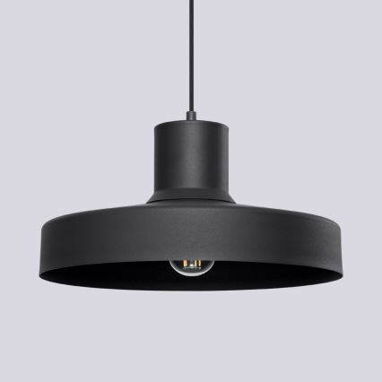 Pakabinamas sietynas BILO 1xE27/15W/230V diametras 35 cm juoda