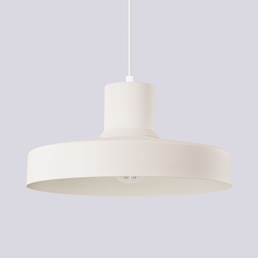 Pakabinamas sietynas BILO 1xE27/15W/230V diametras 35 cm kreminė