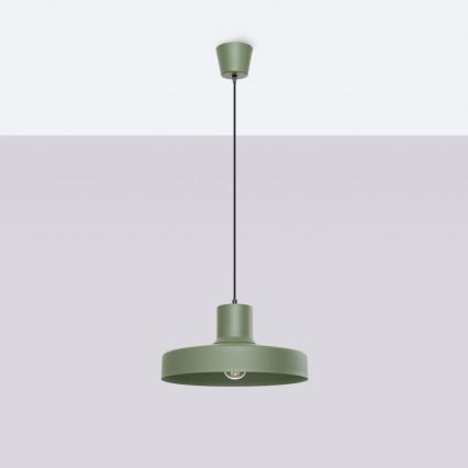 Pakabinamas sietynas BILO 1xE27/15W/230V diametras 35 cm žalia