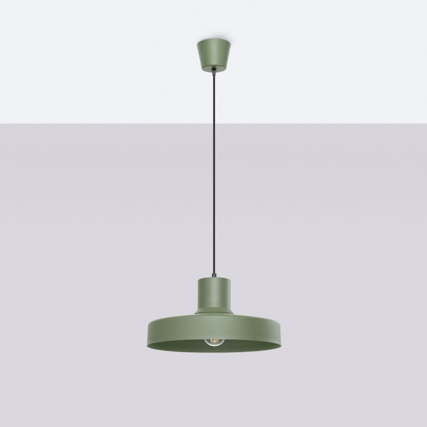 Pakabinamas sietynas BILO 1xE27/15W/230V diametras 35 cm žalia