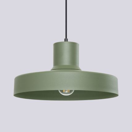 Pakabinamas sietynas BILO 1xE27/15W/230V diametras 35 cm žalia