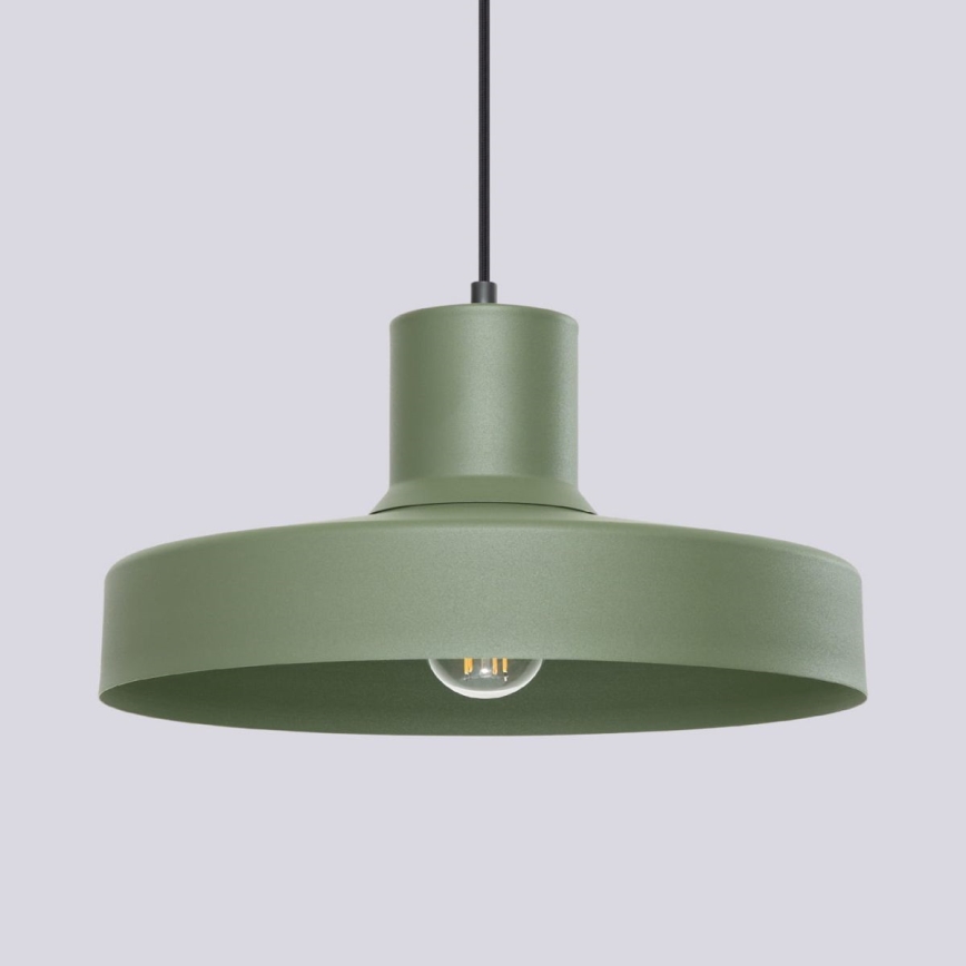 Pakabinamas sietynas BILO 1xE27/15W/230V diametras 35 cm žalia