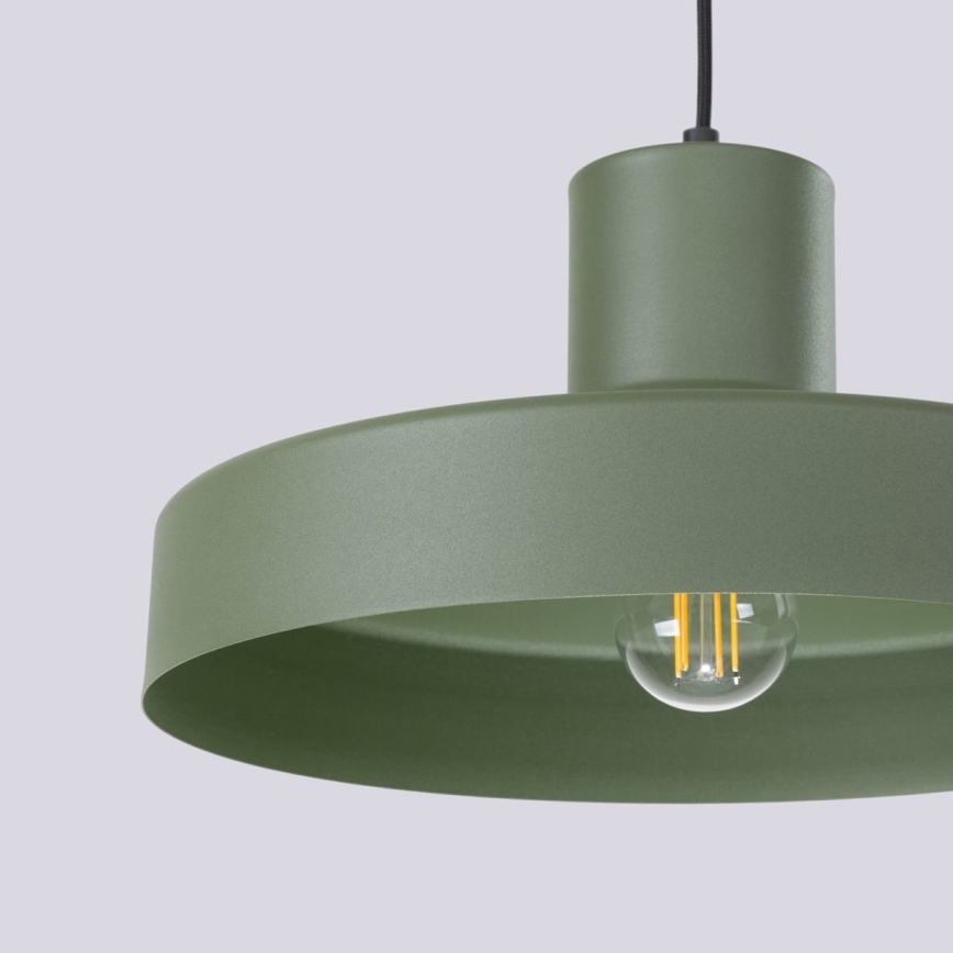 Pakabinamas sietynas BILO 1xE27/15W/230V diametras 35 cm žalia
