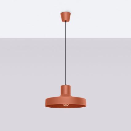 Pakabinamas sietynas BILO 1xE27/15W/230V diametras 35 cm oranžinė