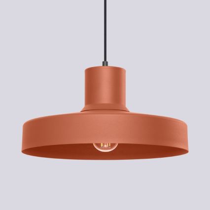 Pakabinamas sietynas BILO 1xE27/15W/230V diametras 35 cm oranžinė