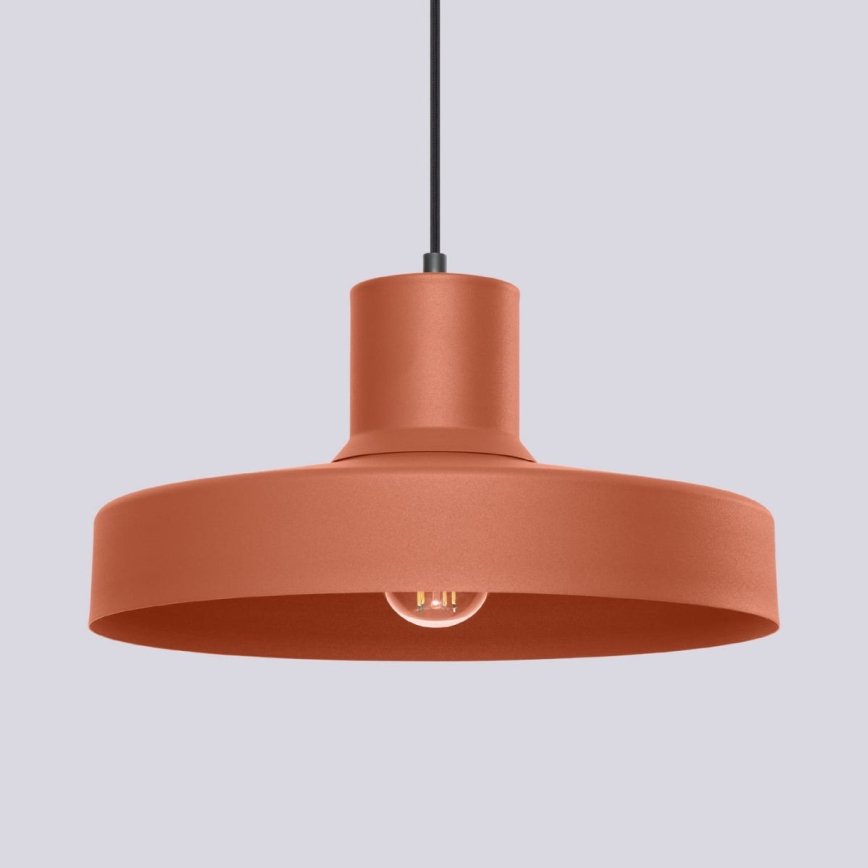 Pakabinamas sietynas BILO 1xE27/15W/230V diametras 35 cm oranžinė