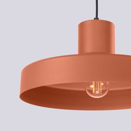 Pakabinamas sietynas BILO 1xE27/15W/230V diametras 35 cm oranžinė