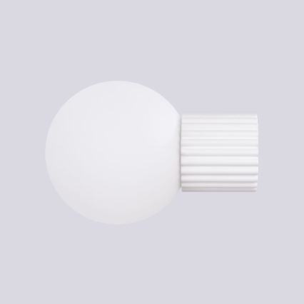 Sieninis vonios šviestuvas HALO 1xG9/8W/230V diametras 12 cm IP44 balta