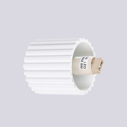 Sieninis vonios šviestuvas HALO 1xG9/8W/230V diametras 12 cm IP44 balta