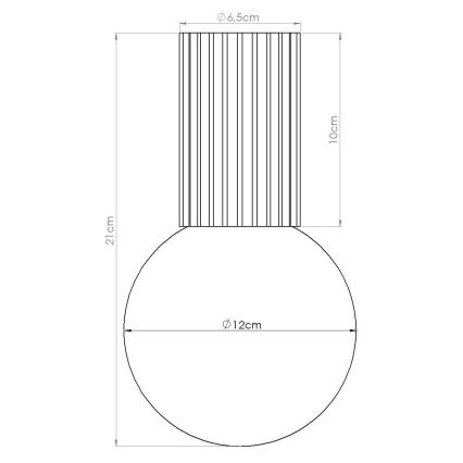 Lubinis vonios šviestuvas HALO 1xG9/8W/230V diametras 12 cm IP44 balta