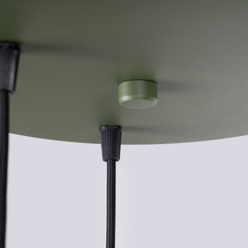 Pakabinamas sietynas HALO 3xG9/8W/230V diametras 25 cm žalia
