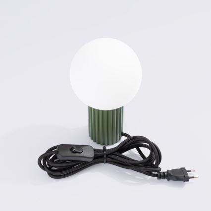 Stalinis šviestuvas HALO 1xG9/8W/230V diametras 12 cm žalia