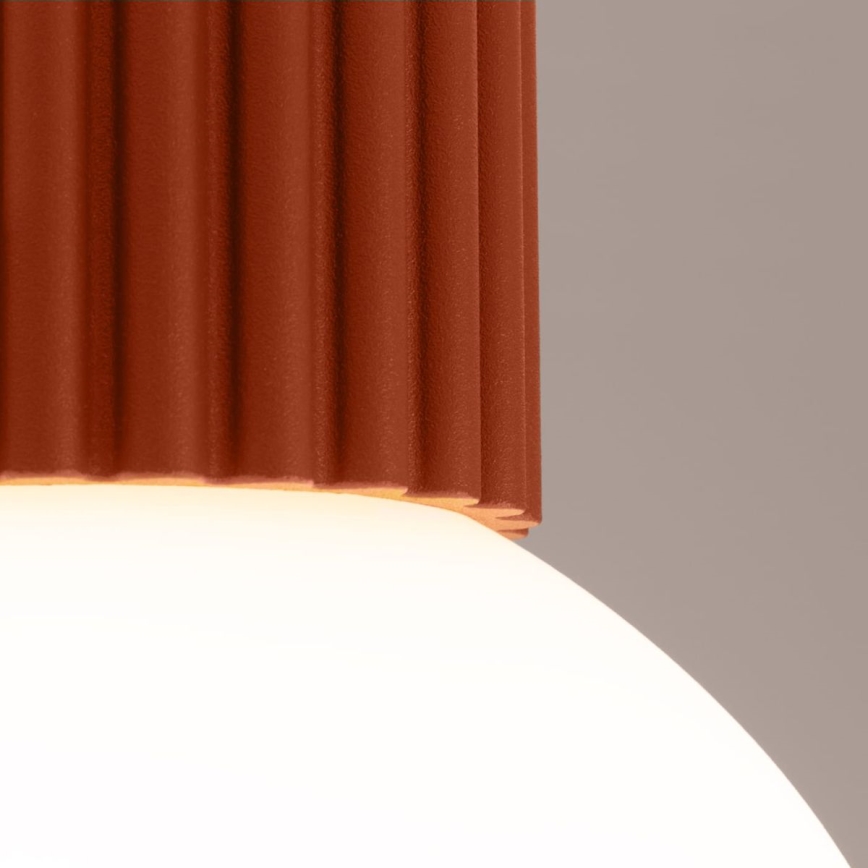 Lubinis vonios šviestuvas HALO 1xG9/8W/230V diametras 12 cm IP44 oranžinė