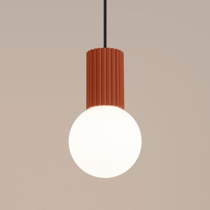 Pakabinamas sietynas HALO 1xG9/8W/230V diametras 12 cm oranžinė