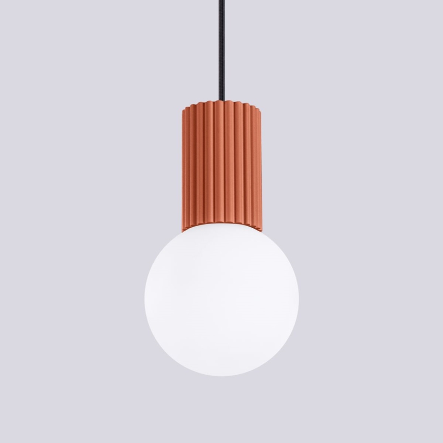Pakabinamas sietynas HALO 1xG9/8W/230V diametras 12 cm oranžinė