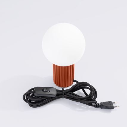 Stalinis šviestuvas HALO 1xG9/8W/230V diametras 12 cm oranžinė