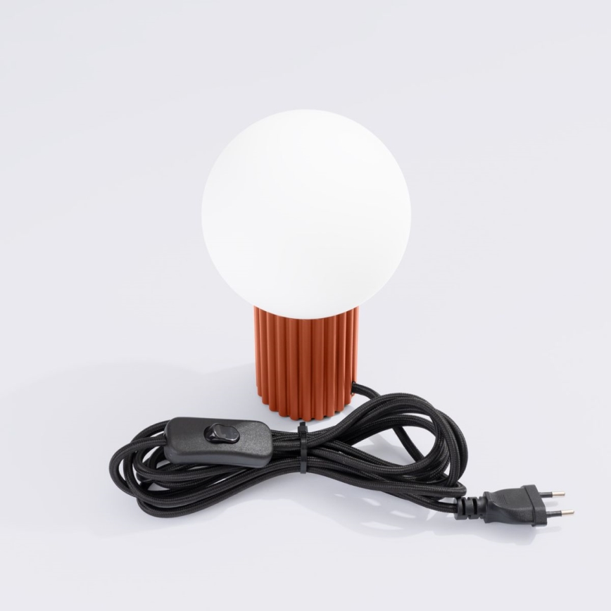 Stalinis šviestuvas HALO 1xG9/8W/230V diametras 12 cm oranžinė