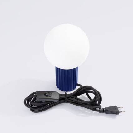 Stalinis šviestuvas HALO 1xG9/8W/230V diametras 12 cm mėlyna