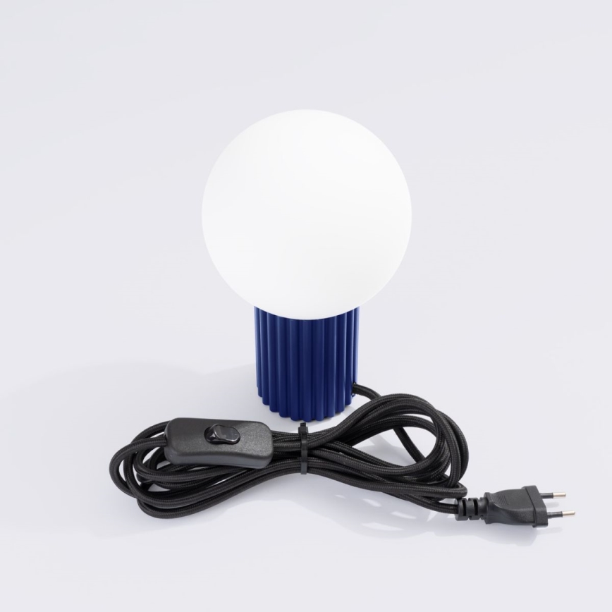 Stalinis šviestuvas HALO 1xG9/8W/230V diametras 12 cm mėlyna
