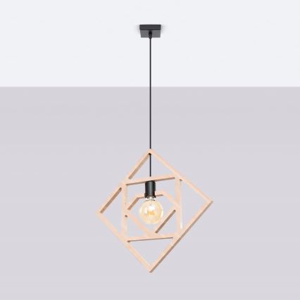 Pakabinamas sietynas CARO 1xE27/15W/230V bukas