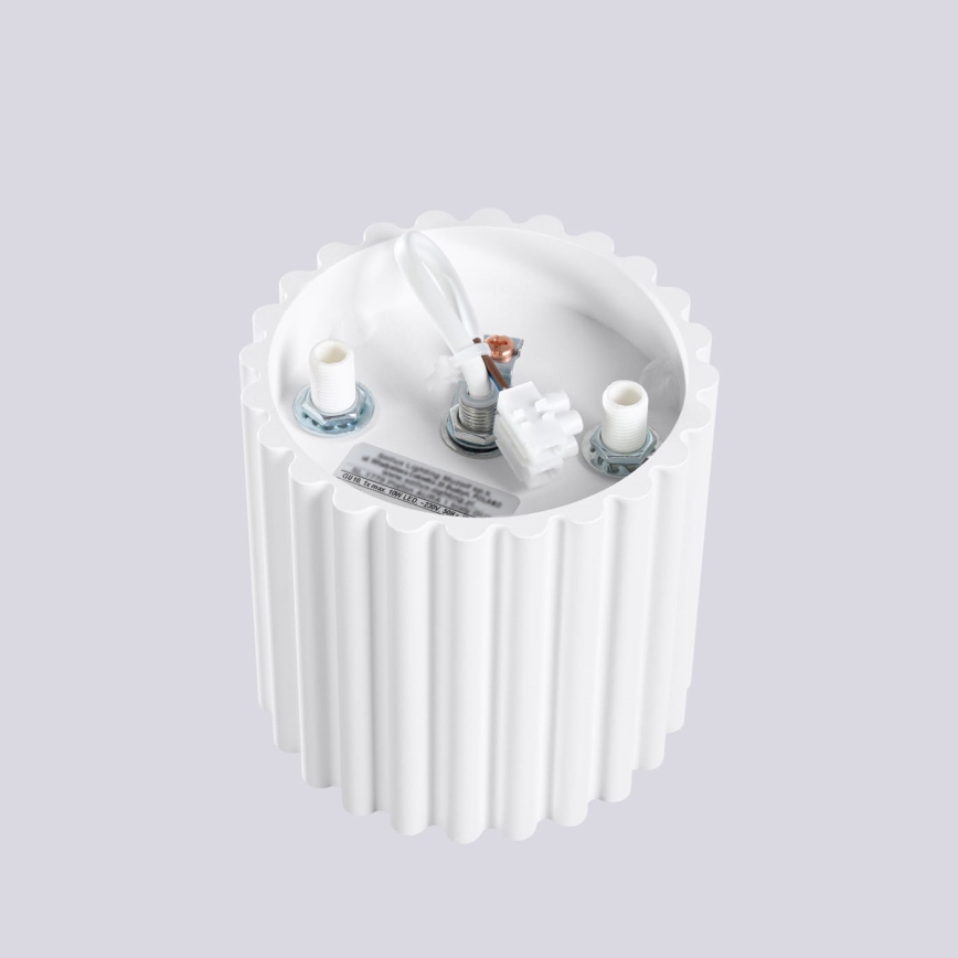 Taškinis šviestuvas AURA 1xGU10/10W/230V, skersmuo 10 cm, baltas