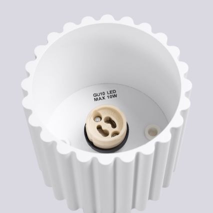 Taškinis šviestuvas AURA 1xGU10/10W/230V, 10 cm, balta