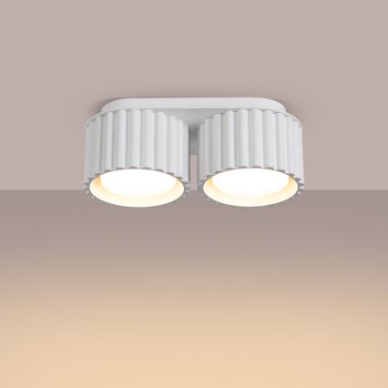 Taškinis šviestuvas AURA 2xGX53/10W/230V baltas