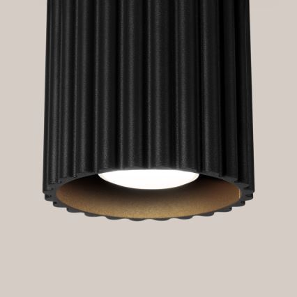Taškinis šviestuvas AURA 1xGU10/10W/230V 10 cm juodas