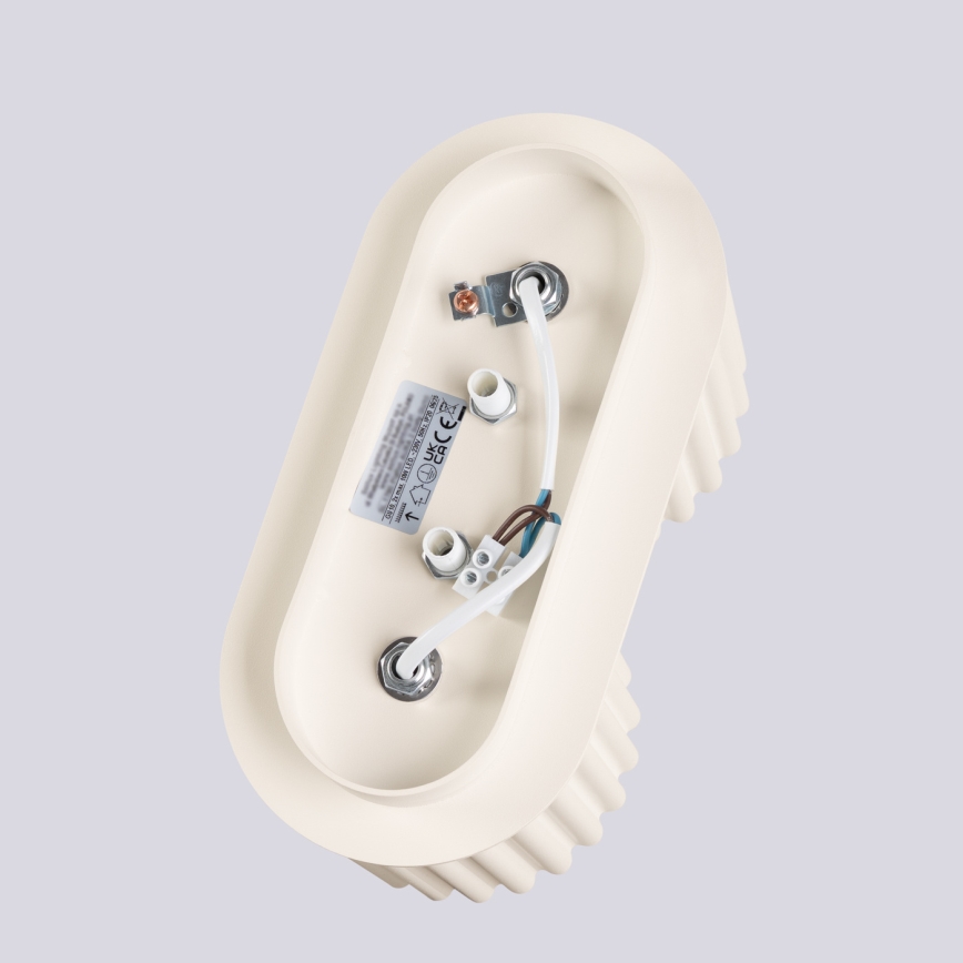 Taškinis šviestuvas AURA 2xGU10/10W/230V kreminės spalvos