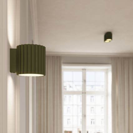 Taškinis šviestuvas AURA 2xGU10/10W/230V žalias