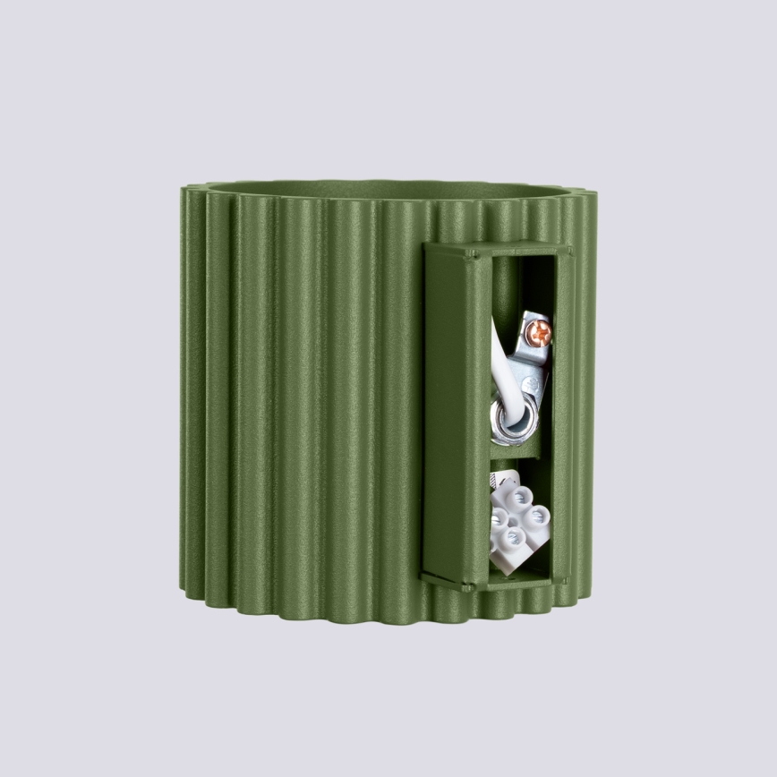 Sieninis šviestuvas AURA 1xG9/10W/230V žalias