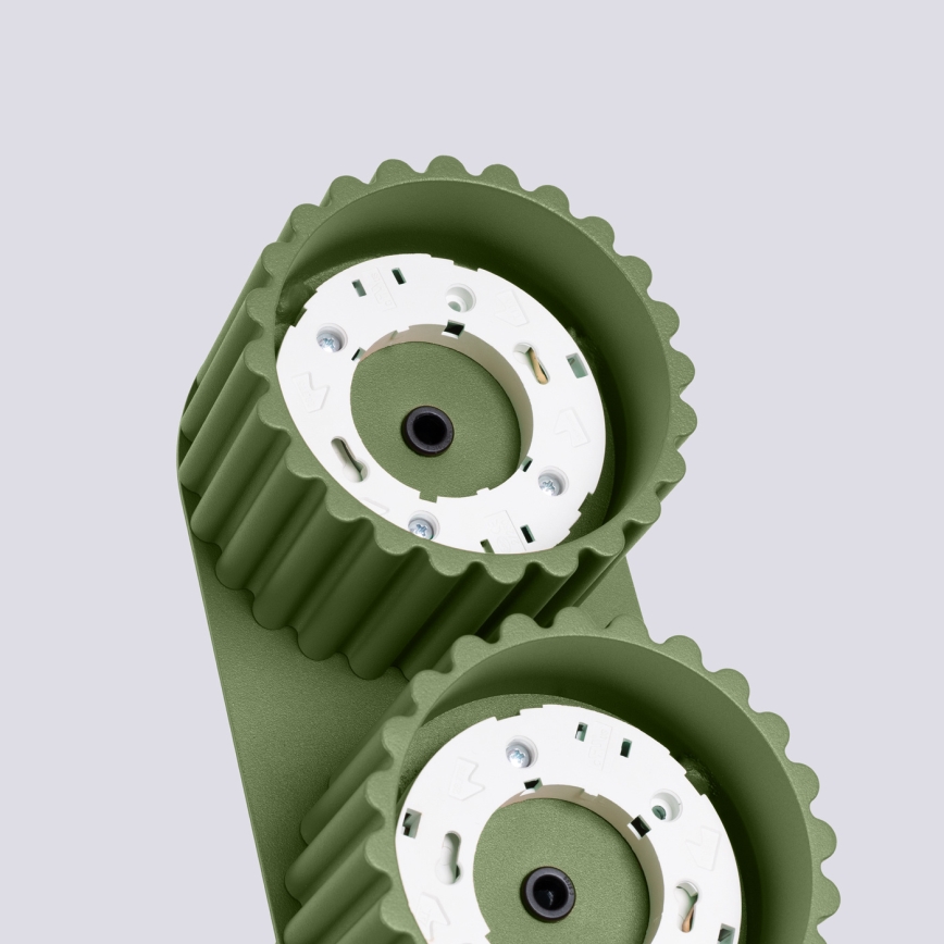 Taškinis šviestuvas AURA 2xGX53/10W/230V žalias