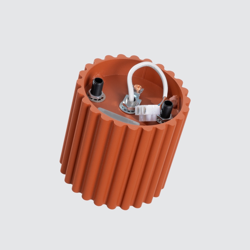 Taškinis šviestuvas AURA 1xGU10/10W/230V pr. 10 cm oranžinis