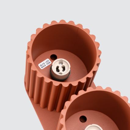 Taškinis šviestuvas AURA 2xGU10/10W/230V oranžinis
