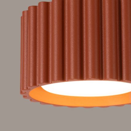 Taškinis šviestuvas AURA 1xGX53/10W/230V skersmuo 10 cm oranžinis
