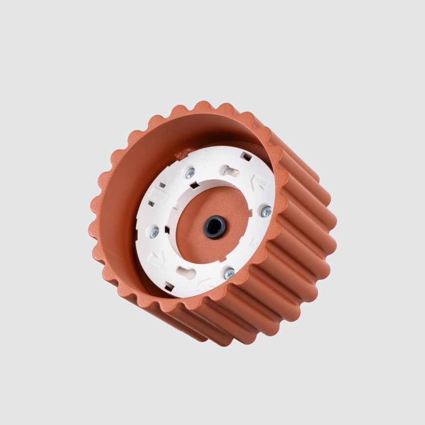Taškinis šviestuvas AURA 1xGX53/10W/230V skersmuo 10 cm oranžinis