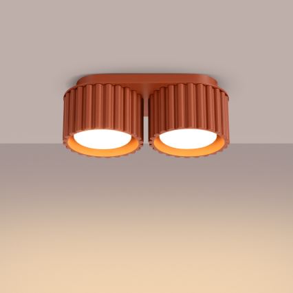 Taškinis šviestuvas AURA 2xGX53/10W/230V oranžinis