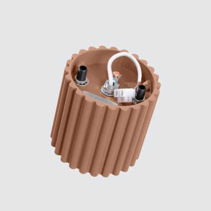Taškinis šviestuvas AURA 1xGU10/10W/230V skers. 10 cm rudas