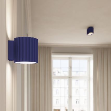 Taškinis šviestuvas AURA 2xGU10/10W/230V mėlynas