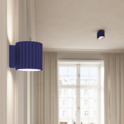 Sieninis šviestuvas AURA 1xG9/10W/230V mėlynas