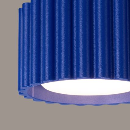 Taškinis šviestuvas AURA 1xGX53/10W/230V, skersmuo 10 cm, mėlynas