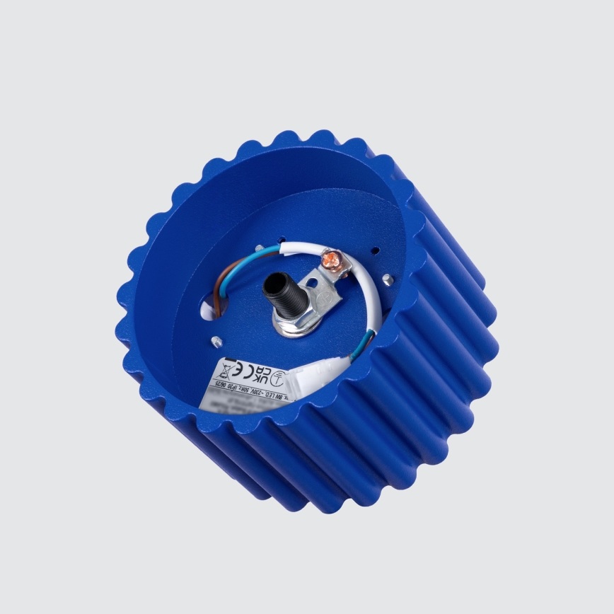 Taškinis šviestuvas AURA 1xGX53/10W/230V, skersmuo 10 cm, mėlynas